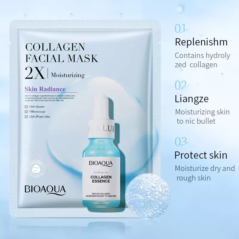 Mascarilla Facial De Colágeno Hidratante